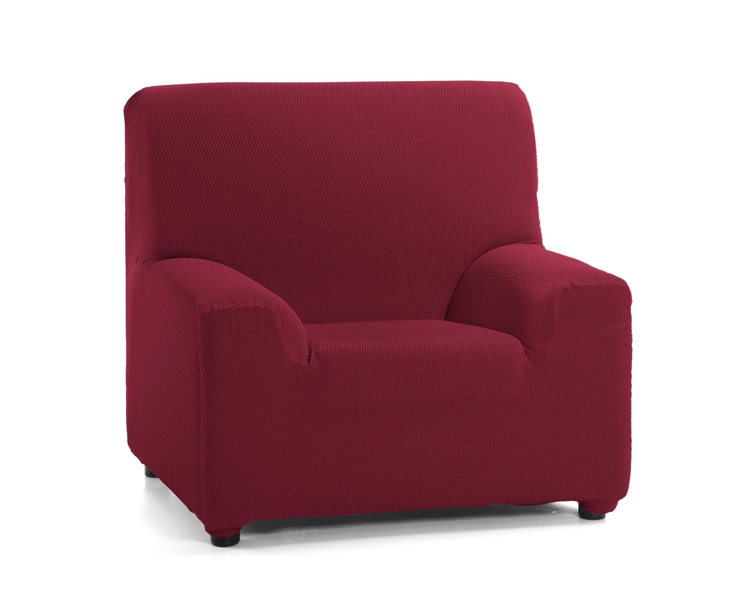 Martina Home - Elastic cover for 1-seater sofa, model TUNEZ, Color Red, Measure from 70 to 110 cm