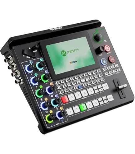 【新品未使用】RGBlink Mini Streaming Switcher Amazon.com: RGBlink Mini-pro Multi Camera Video Mixer Switcher
