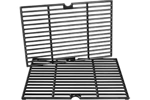 GRILL VALUEPARTS 70-01-634 Grill Replacement Parts for Dyna Glo Grill Grates 2 Burner DGF350CSP DGF350CSP-D DGF350SNP DG1-70-01-634-R 101-03011 Grates Blue Rhino 3 Burner Grill Parts GBC1932L Cast Iron Cooking Grates