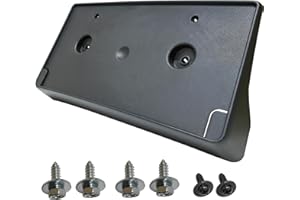 KYYET Front Bumper License Tag Plate Frame Bracket Holder Compatible with 2019 2020 2021 2022 2023 2024 Dodge Ram 1500 Replace CH1068151 68274215AE