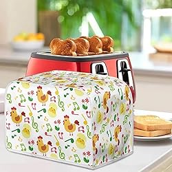 Talayituse Rooster Chicken Print 4 Slice Toaster