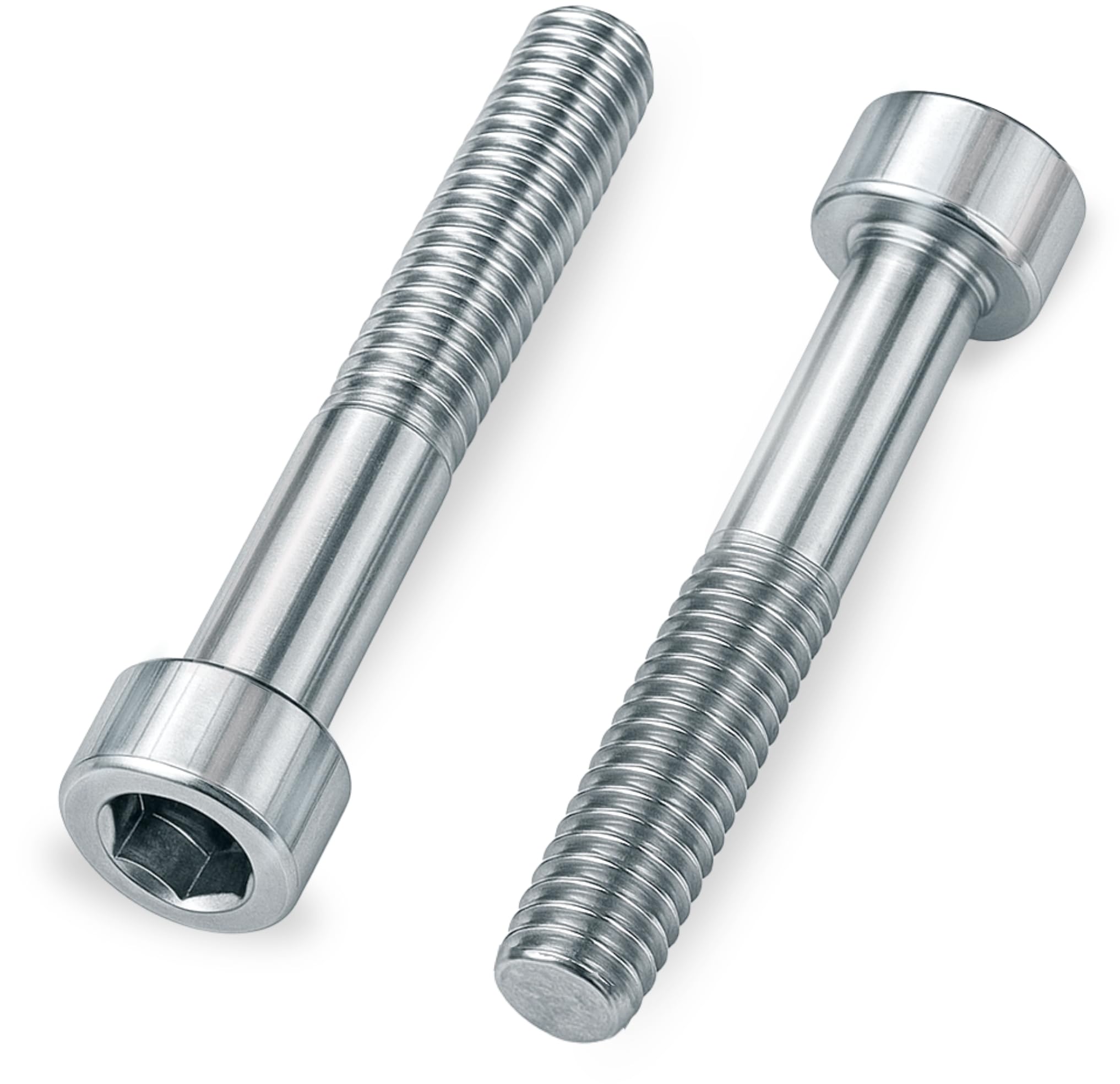 HEXATON Hex Socket Cap Metric Screws Allen - M6 x 55 mm - 50 Pieces - Galvanized Steel - Partially Threaded - DIN 912 ISO 4762