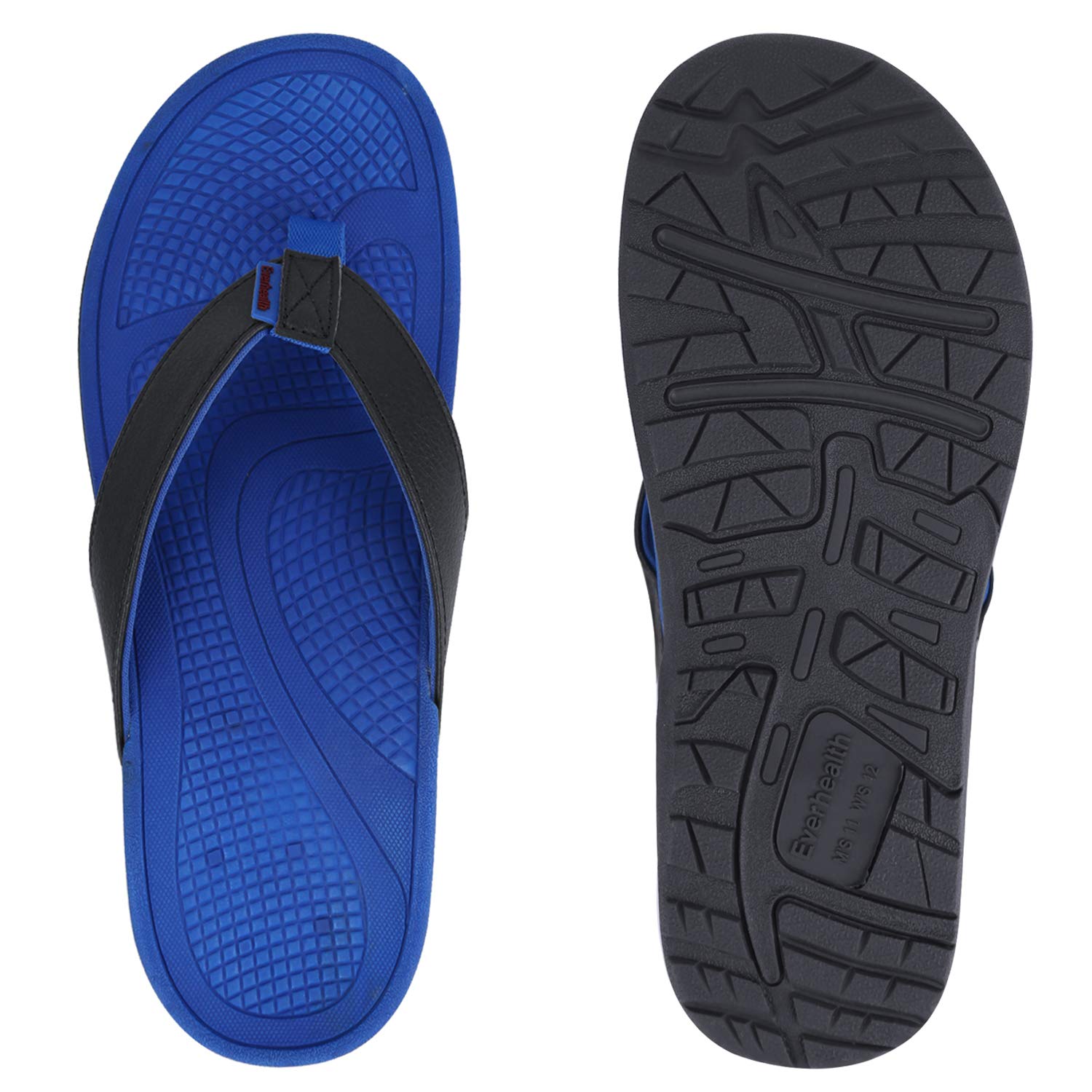 Everhealth Mens Orthotic Sandals Arch Support Flip Flops Thongs