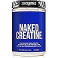 Naked Pure Micronized Creatine Monohydrate – 200 Servings, 1,000g Bulk – Vegan, Non-GMO, Gluten & Soy Free - Muscle Building,