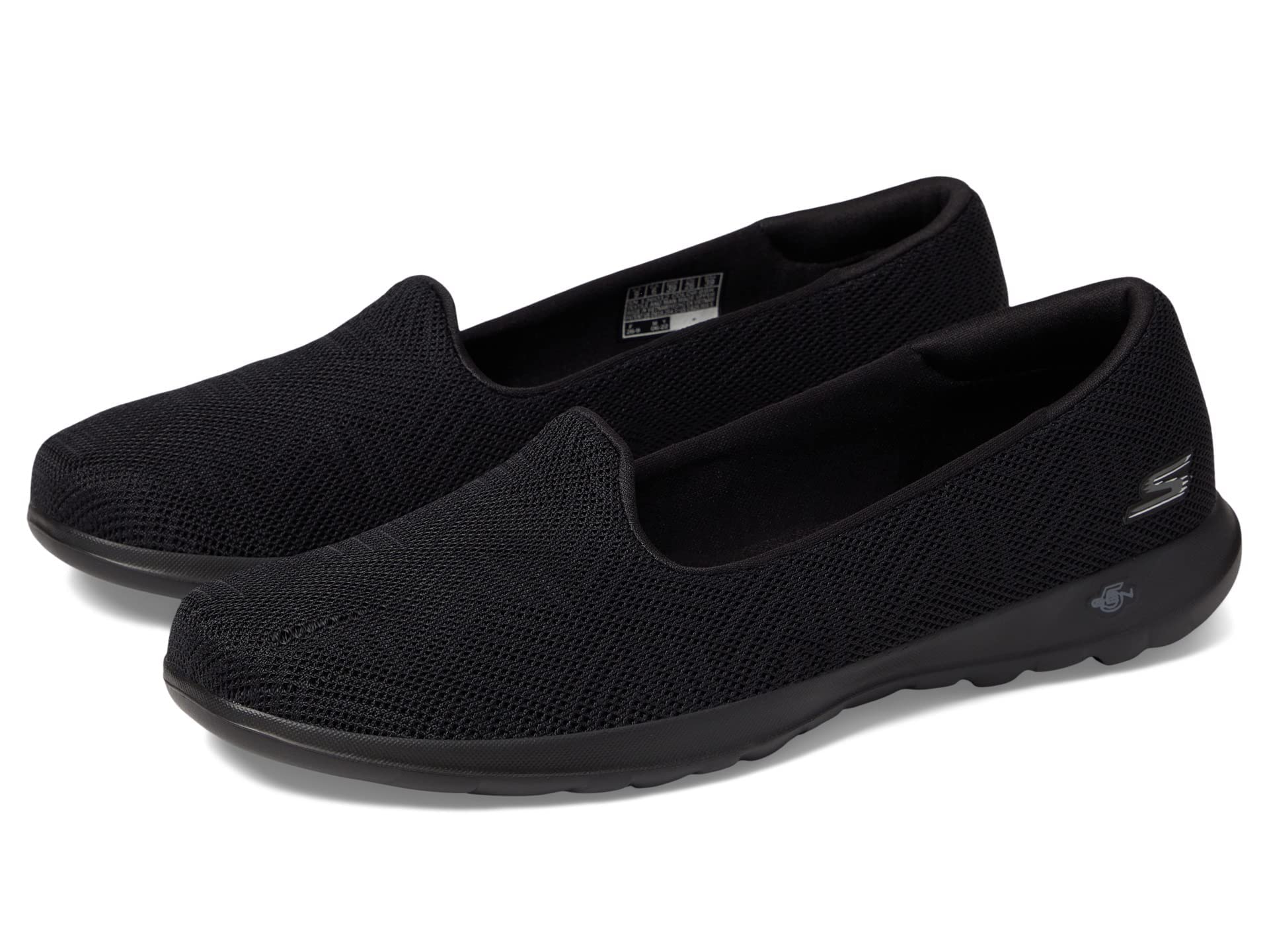 Photo 1 of Skechers Women's GO Walk LITE-Sweet GAL Ballet Flat, Black/Black, 7 Wide
