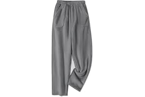 Umeyda Boys Pajama Pants with Pockets Fuzzy Flannel Sleepwear Pajama Bottoms