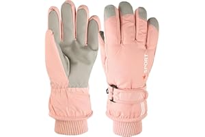 Eohak Kids Winter Snow Ski Gloves - Boys Girls Warm Glove Breathable Waterproof Outdoor Sports Gloves for 5-10Y