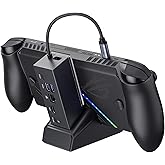JSAUX Docking Station for ROG Xbox Ally X (2025)/ROG Ally X/ROG Ally/Steam Deck/Legion Go/Legion Go S, 6-in-1 Dock with HDMI 4K@120Hz, Gigabit Ethernet, USB A & USB C 3.2 Gen 1, 100W Charging - HB0609