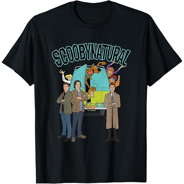 Amazon.com: Supernatural TV Series Men's Comic Book Artwork Black