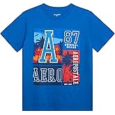 AEROPOSTALE Boys Graphic Tee - Short Sleeve Crew Neck Jersey Pullover Graphic Tees for Boys Youth Kids Tshirt (Sizes: 8-16)