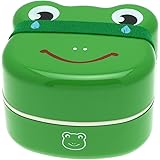 Kotobuki 2-Tiered Bento Box, Frog Face
