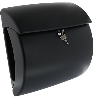 BURG-WÄCHTER Kunststoff-Briefkasten mit integriertem Zeitungsfach, A4 Einwurf-Format, EU Norm EN 13724, Pearl 886, Granit