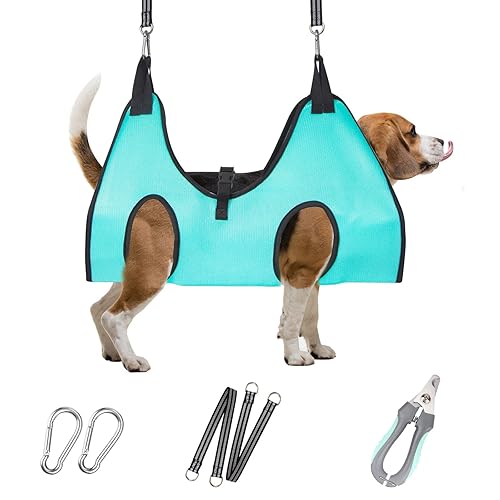 ATESON Dog Grooming Hammock Upgrade Pet Grooming Harness for