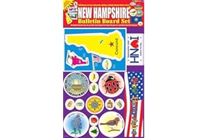 Gallopade Publishing Group New Hampshire Bulletin Board Set (9780635064516)