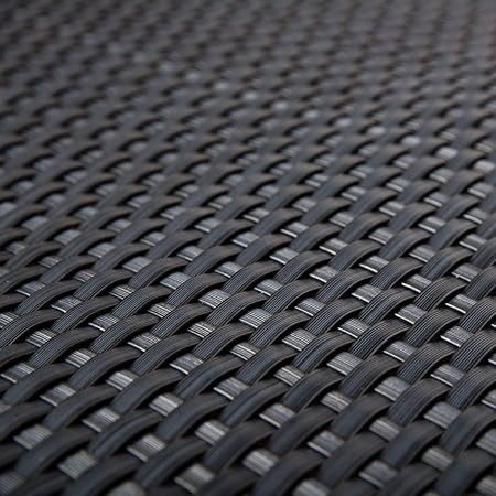 PE-Rattan Terrassen Sichtschutz Balkonbespannung anthrazit 0,9m breit Meterware