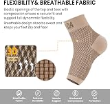 AVIDDA Ankle Support Brace 2 Pack Beige Size Large L view 3