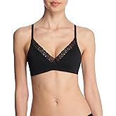 Natori Womens Simply Lace Contour Plunge Underwire
