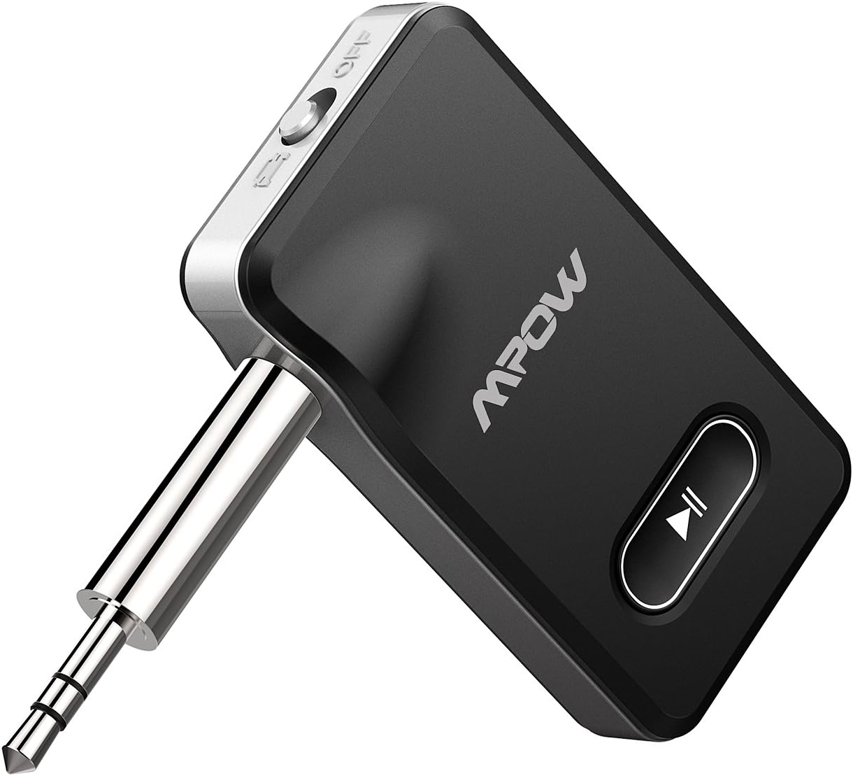 Mpow Bluetooth Receiver with Car Locator, Bluetooth 4.1 Car Kits, 2 in 1 Car Audio Adapter, Wireless Music Adapter for Car Stereo System to Enjoy Hands-Free Calling & Music, Black