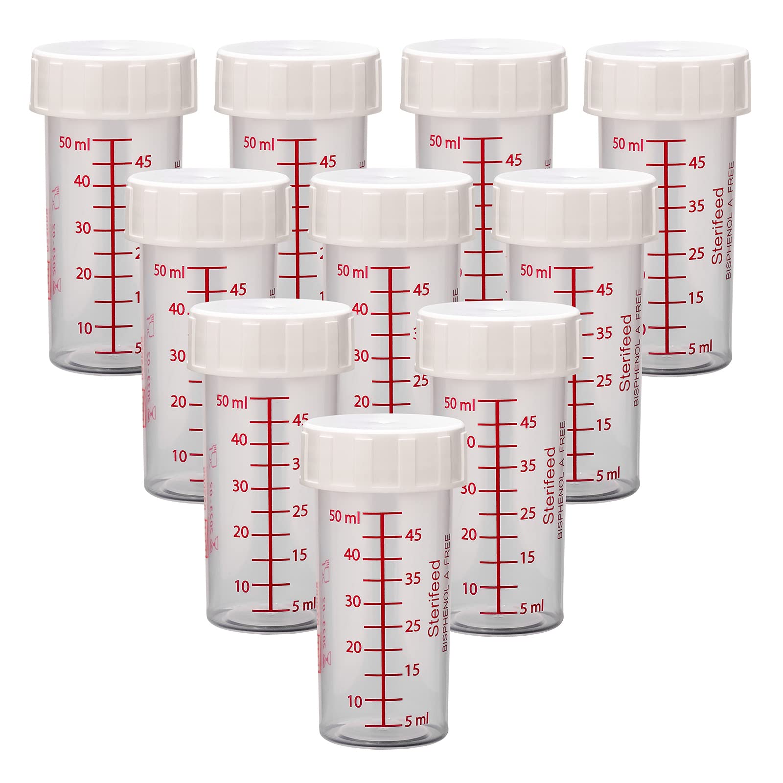 Sterifeed Baby Bottle, Reusable, Sterile, 50ml, Pack of 10