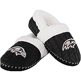 FOCO Womens NFL Team Color Moccasin Slippers