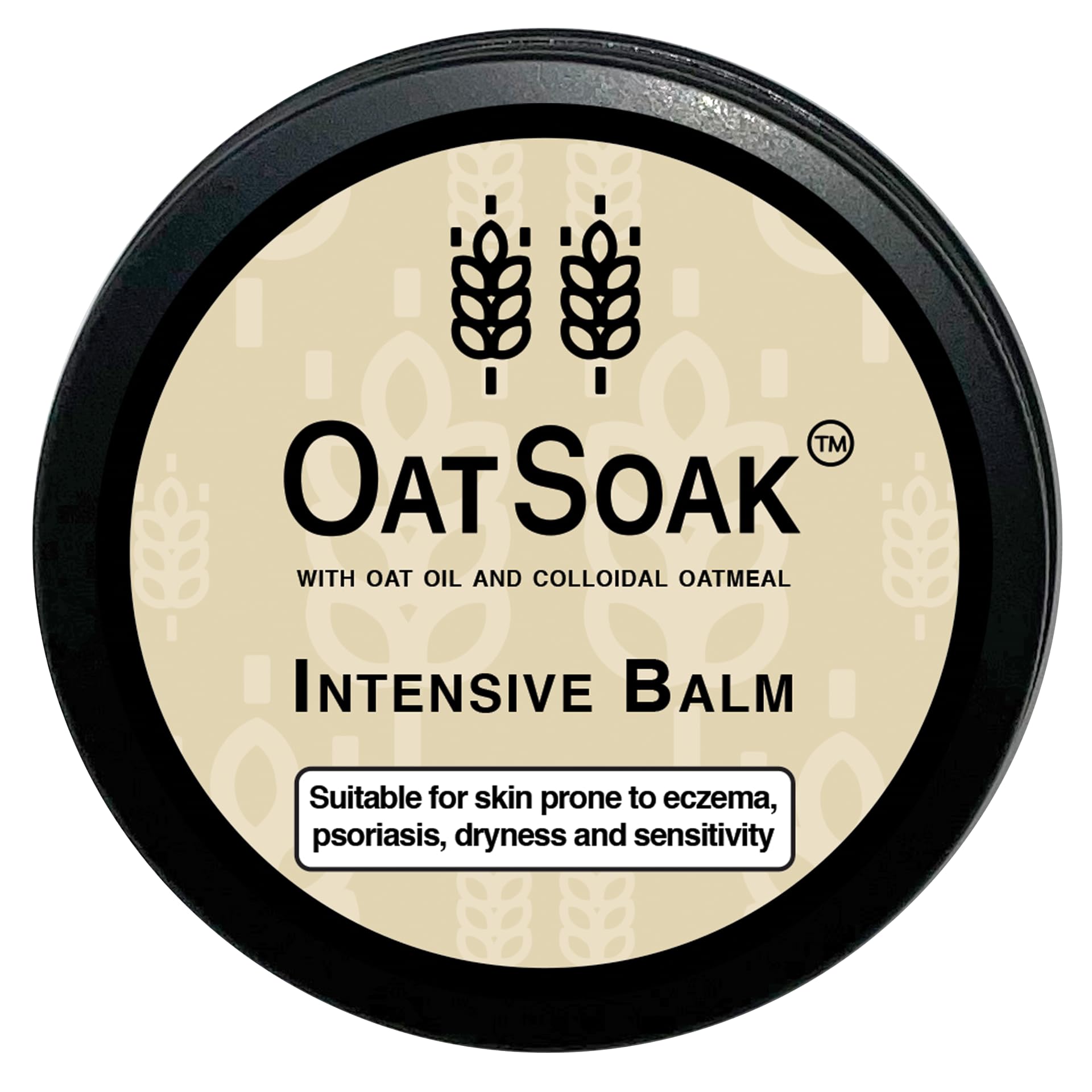 OatSoak Itch Relief Intensive Balm 150ml Tin Containing Colloidal Oatmeal, Oat Oil, Calendula Oil and Natural Beeswax, Suitable for Skin Prone to Sensitivity, Eczema, Psoriasis