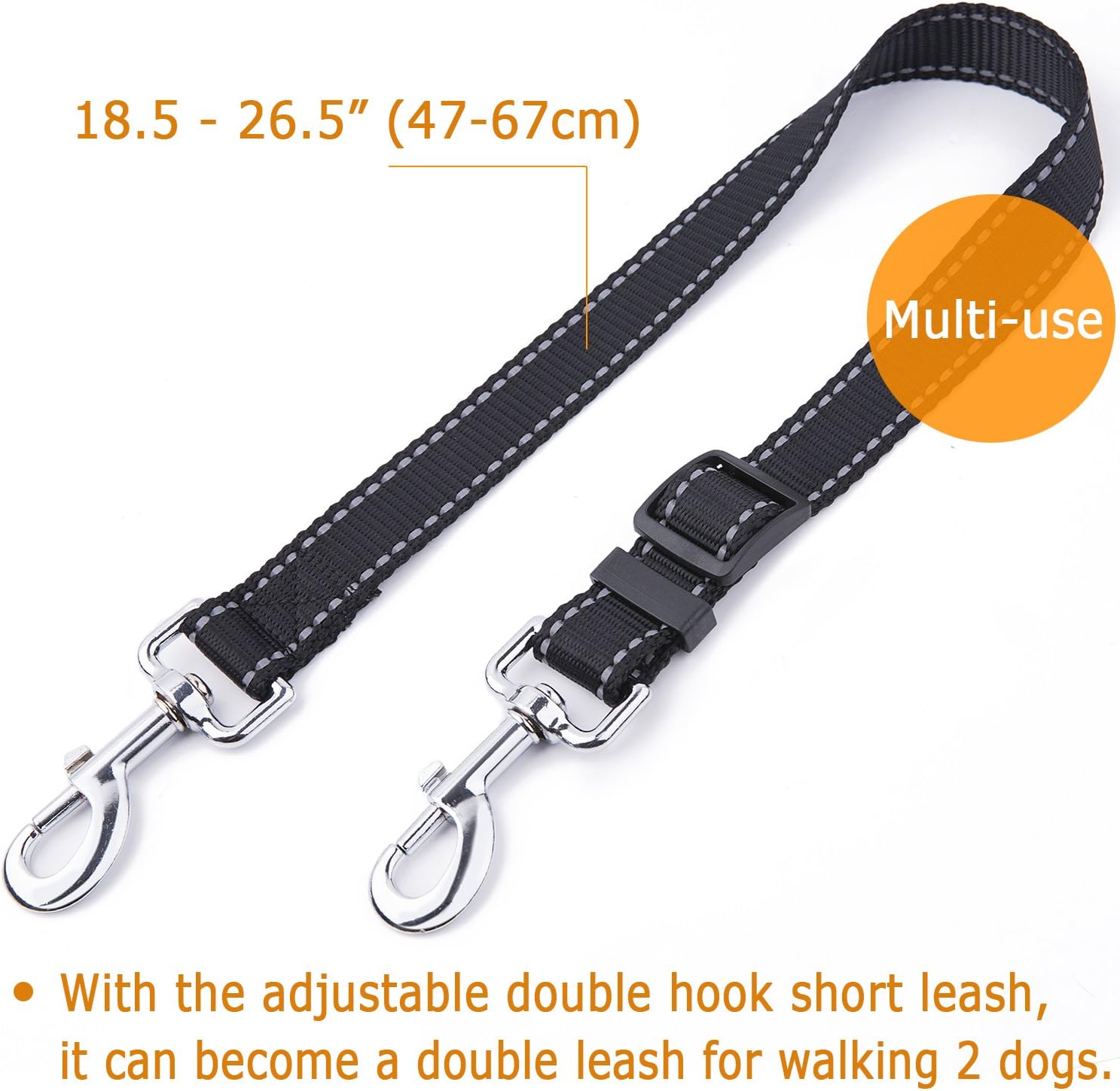 double hook leash