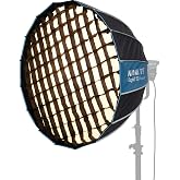 Nanlite SB-RP-90/120 Rapid Parabolic Softbox for Bowens Mount (SB-RP90) | 90/120 cm,Deep Parabolic Modifier with Quick-Setup Rods for LED &amp; Strobe Lights