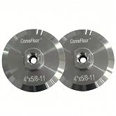 ComeFloor Aluminum Backer Pad, Hook and Loop Backing Pad, 5/8&rdquo;-11 Threaded 4" (4 in, 2, Count)