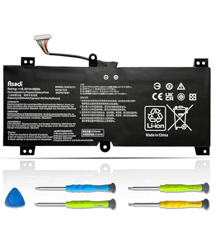 Amazon.com: HWW New 15.4V 57Wh C41N1809 Battery Compatible with