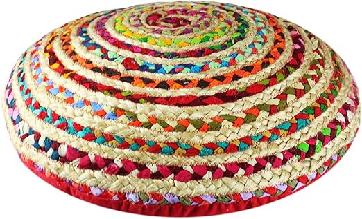 Amazon Com Cotton Craft Floor Pillow Cover 24 Round With
