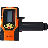 Johnson Level &amp; Tool 40-6715 Two-Sided Laser Detector w/Clamp for Red Beam Rotating Lasers, Red Beam, 1 Laser Detector,Orange