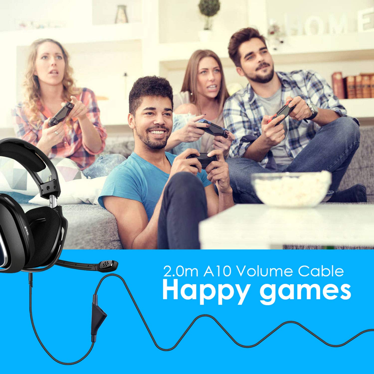 Replacement 2 0m Astro A10 Volume Cable Cord With Volume Control Function Also Works With 0 0tr Gaming Headsets Xbox One Ps4 Controller Accessories Supplies Electronics Ilsr Org