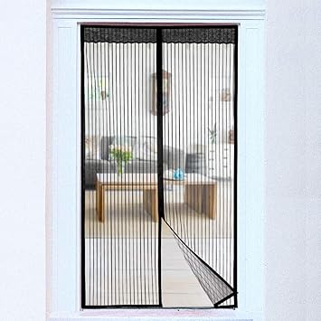 Rabbitgoo Magnetic Fly Screen Door Full Frame Adhesive Flying