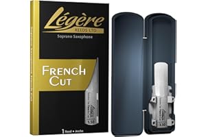 Légère Reeds - Soprano Saxophone Reed, French Cut, Strength 3.50 (SSF3.50) - Premium Synthetic Woodwind Reed