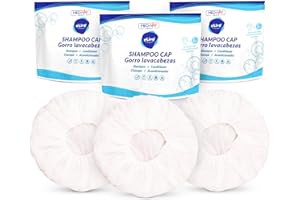 MedVance No Rinse Shampoo Cap | Rinse Free Shower Cap that Shampoos & Conditions | PH Balanced & Hypoallergenic Waterless Hair Wash | 3 Pack