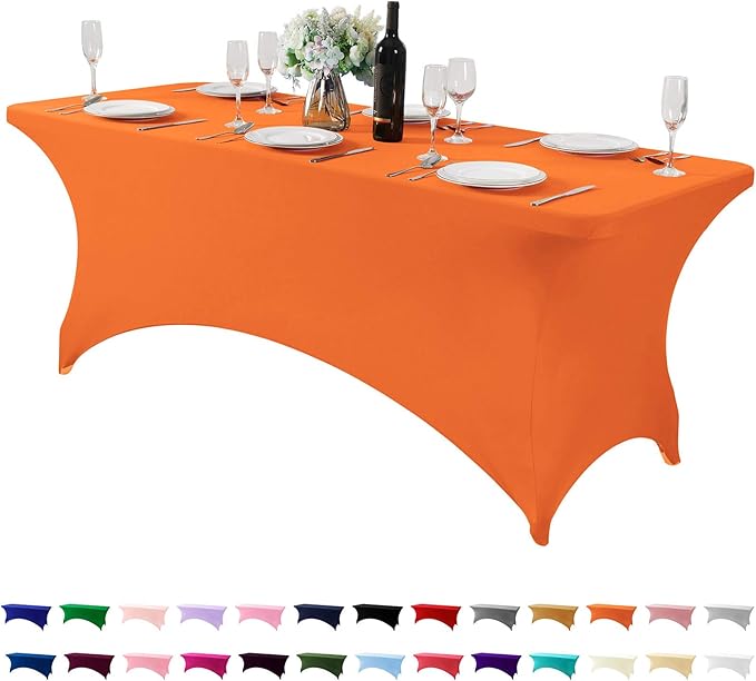 Spandex Table Cover for 6FT Table Universal Fitted Stretch