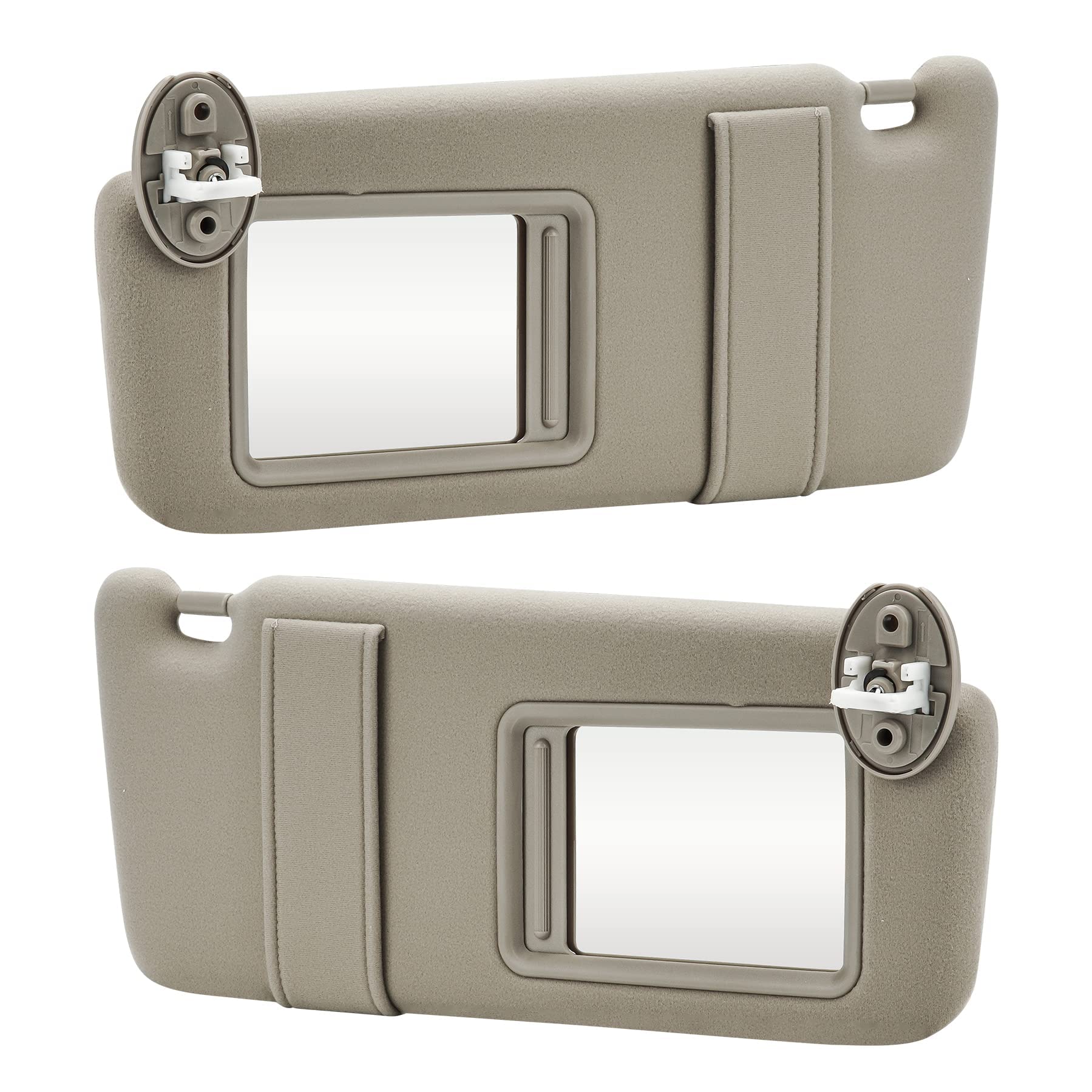Photo 1 of Beige Driver Left + Passenger Right Side Sun Visor Replacement Compatible with Toyota Venza 2009 2010 2012 2013 2014 2015 2016 with Sunroof Replace 74320-0T021-A1 74320-0T021-B1