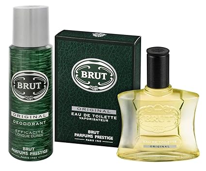 Brut EDT Eau De Toilette 100ml + Brut Original Deodorant 200 ml Für den Mann
