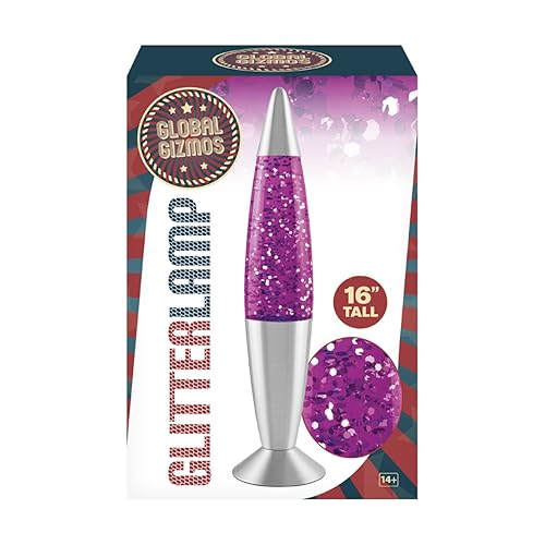 Lava Lamp 14.5inch Glitter Lava Lamp, Silver and Clear Amazon.co.uk Lighting