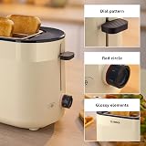 Bosch MyMoment 2-Slice Toaster Cream with Bun Warmer Reheat Defrost view 6