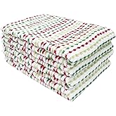 Ritz Pebble Bar Mop, Holiday Red-Green, 4 Towel Set