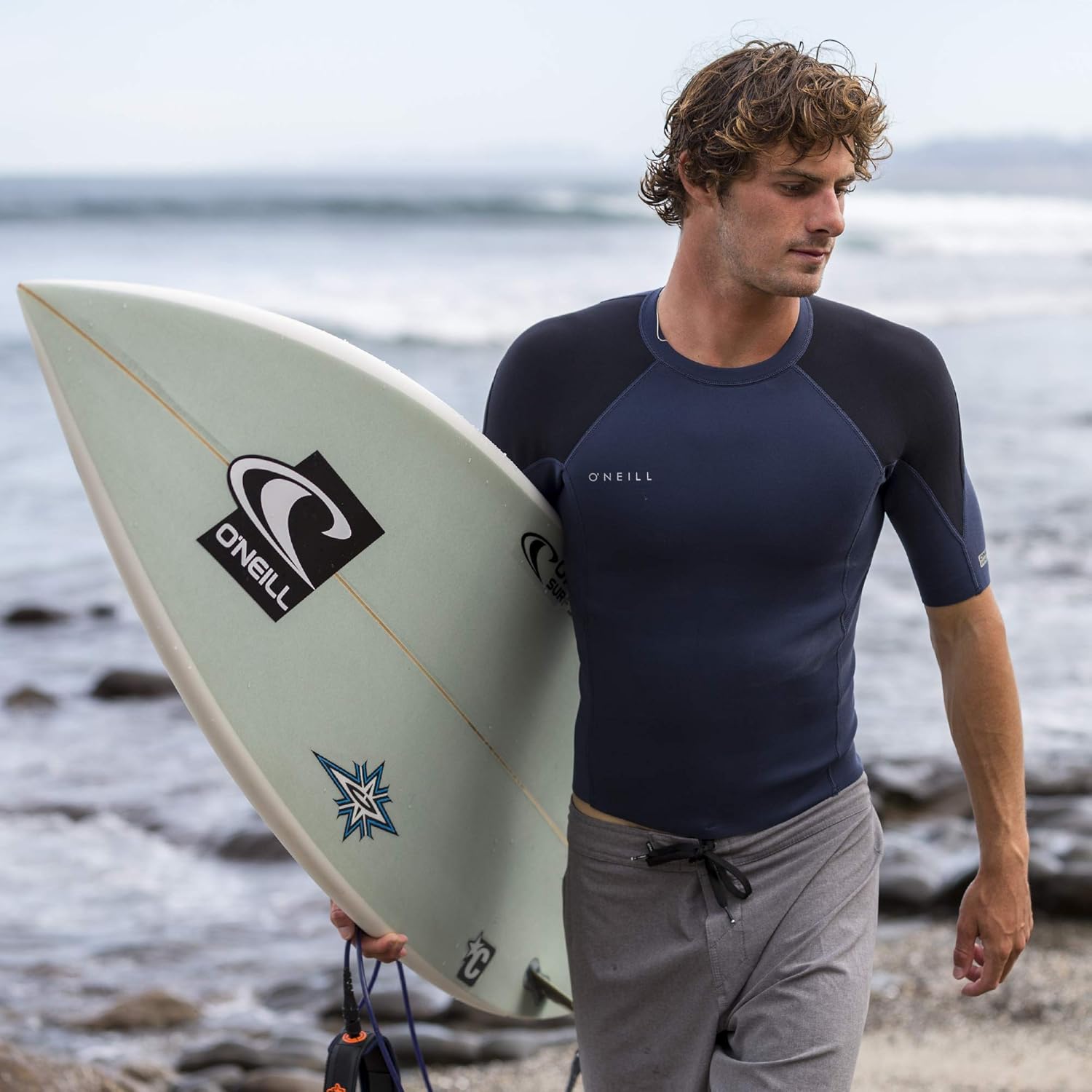 O'Neill Men's Reactor-2 1.5mm Short Sleeve Top: Clothing