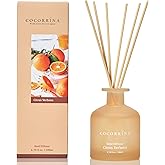 Cocorrína Reed Diffuser - Citrus Verbena 6.76oz Diffuser with Sticks Home Fragrance Essential Oil Reed Diffuser for Home Bedroom Bathroom Shelf Decor Office Decor (Summer Collection)