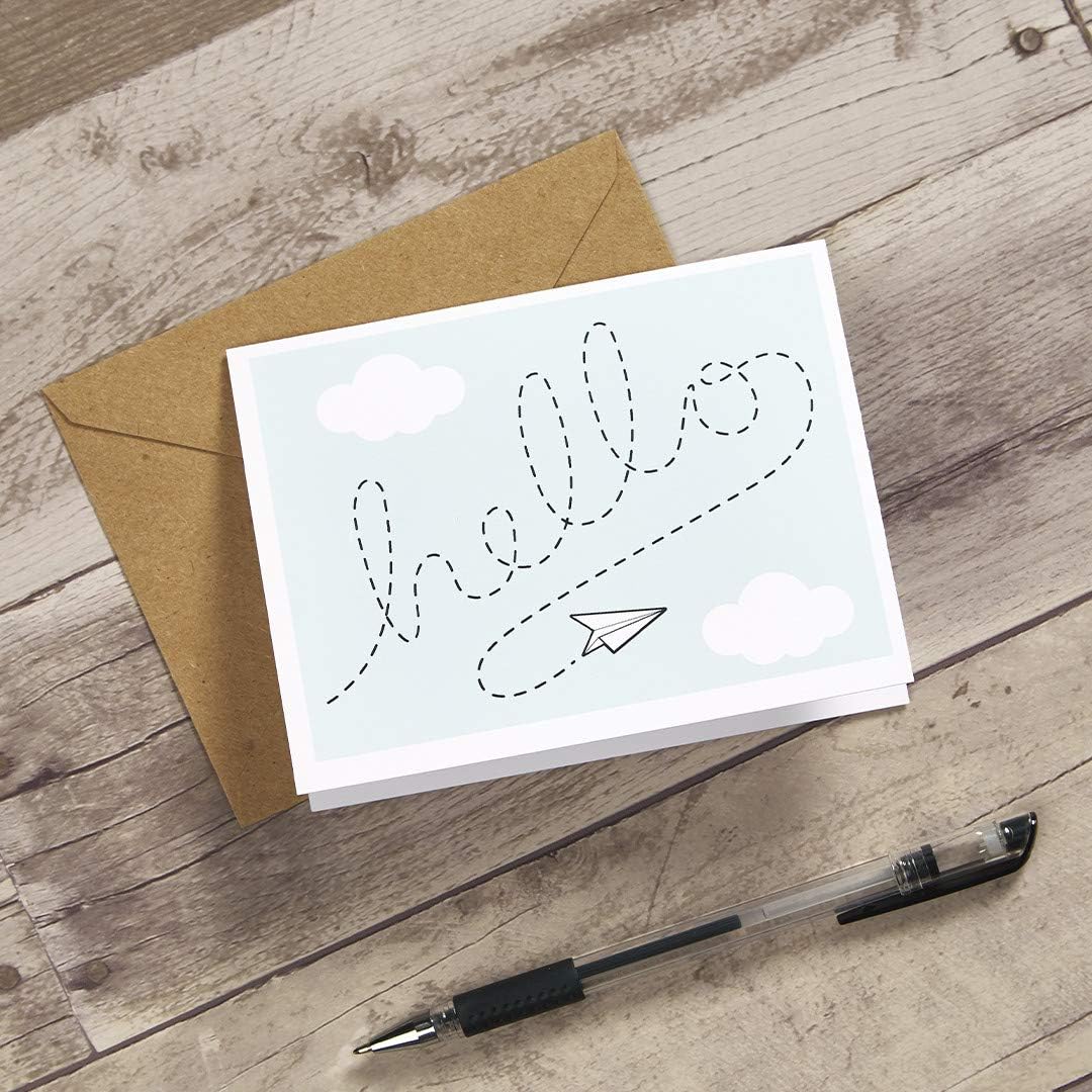 Avery 3378 Textured Half-Fold Greeting Cards, Inkjet, 5 1/2 x 8 1/2, White, Envelopes Included (Box of 30) : Blank Greeting Cards Inkjet Printer : Office Products