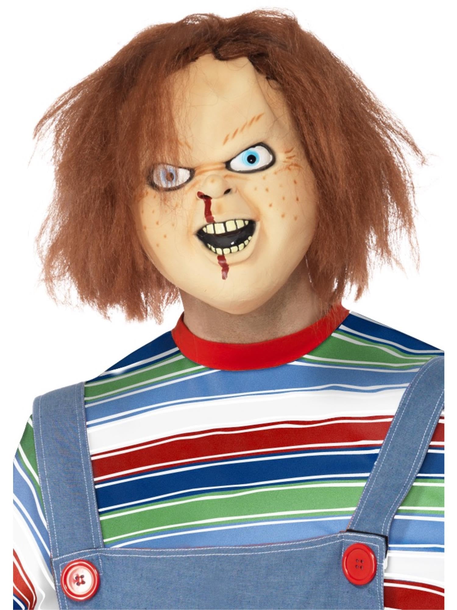 Chucky Latex Mask Brown Full Overhead