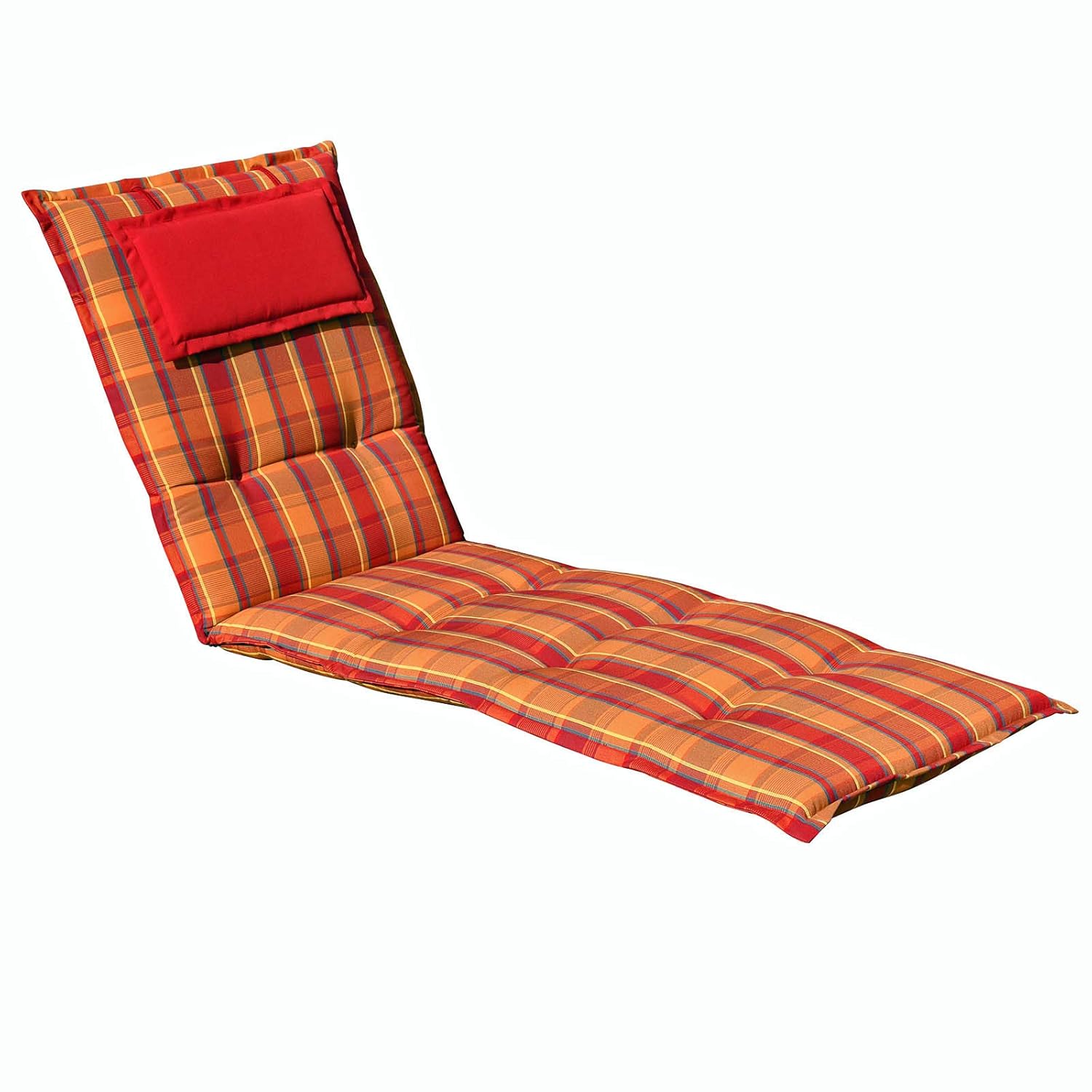 Amazon.de Kettler Polen K2136 Auflagen mit Kopfpolster für Liegen in