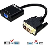 CableDeconn Active DVI-D Dual Link 24+1 male to VGA FeMale M/F Video Cable Adapter