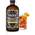 Proof Syrup Old Fashioned Cocktail Mix - Made with Real Bitters & Cane Sugar - Traditional Old Fashion Flavor - Fast, Easy, Delicious, Handcrafted Cocktail Syrup - 16oz - 1 Bottle