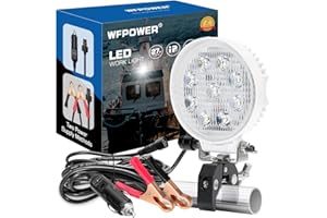 LED Boat Spotlights with Clamp, Super Bright Headlights with Mounting Clamp, Marine Boat Spreader LED Pod 12V 24V Marine Ligh