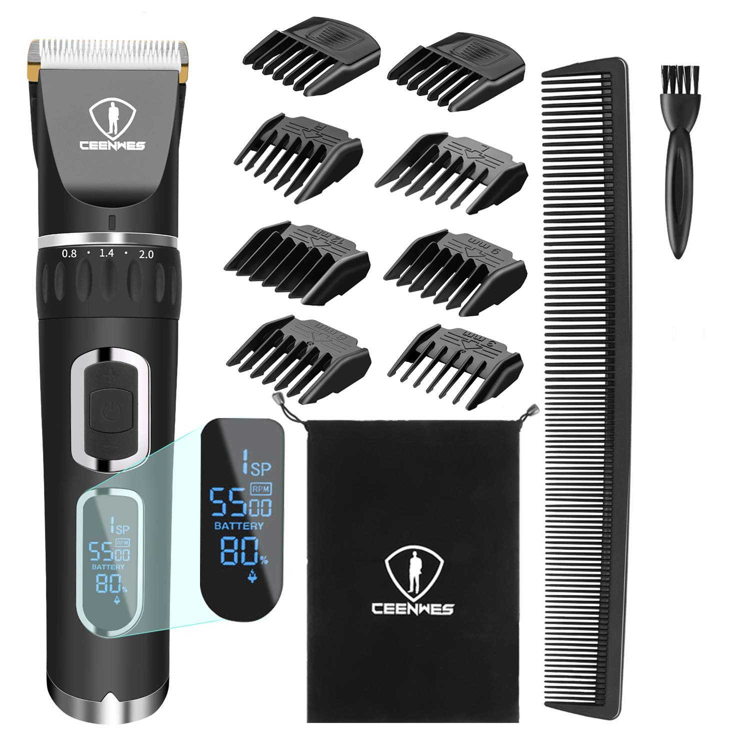Ceenwes Hair Clippers Professional Heavy Duty Barber Shavers